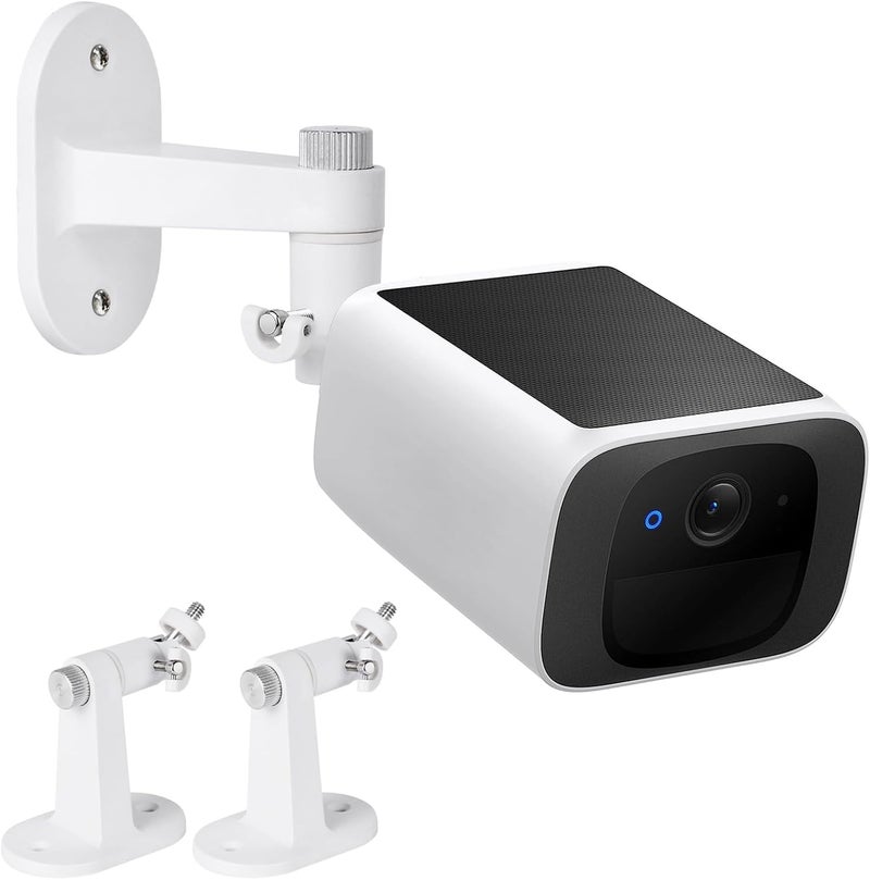 ALERTCAM 2Pack Wall Mount Compatible with eufyCam 2C/2C Pro, 2/2 Pro, 3C/S300, 3/S330, Also for SoloCam S220/C210, Adjustable Camera Mount Brackets for Eufy Camera Indoor/Outdoor - White - Image 1